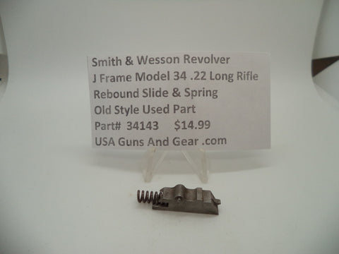 34143 Smith & Wesson J Frame Model 34 Used Rebound Slide & Spring .22 Long Rifle