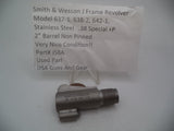 JS8A Smith & Wesson J Frame Revolver Model 637-1, 638-2, 642-1 Barrel 2" SS .38 Sp Used