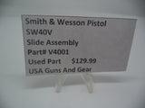 V4001 Smith & Wesson Pistol 40V Slide Assembly Used Part .40 S&W
