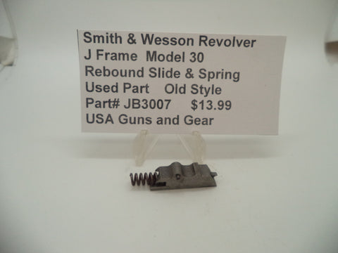 JB3007 Smith & Wesson J Frame Model 30 Rebound Slide & Spring Used .32 Long