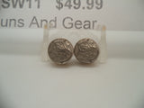 SW11 Smith & Wesson Vintage Revolver Pistol Grip Medallion Pair New Old Stock