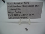 2210 North American Arms Mini Revolver 5 Shot Trigger Spring (Used Part) .22 Long Rifle