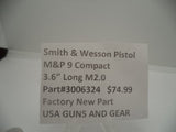 3006324 S&W Pistol M&P 9 Compact M2.0 Barrel 3.6" Long