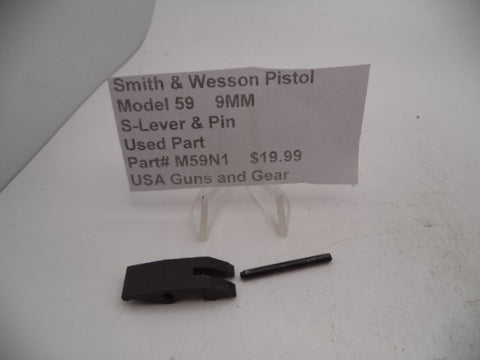 M59N1 Smith & Wesson Pistol Model 59 9MM S-Lever & Pin  Used