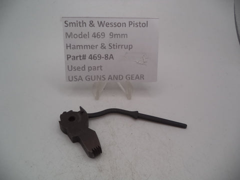 469-8A Smith & Wesson Pistol Model 469  9mm Hammer & Stirrup  Used Part