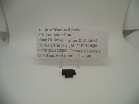295590000 Smith Wesson X Frame Model 500 Front Partridge Sight .310" Height