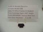 295590000 Smith Wesson X Frame Model 500 Front Partridge Sight .310" Height