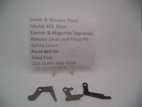 469-9A Smith & Wesson Pistol Model 469  9mm Ejector & Magazine Depressor Used Part