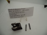 MP40C4 Smith & Wesson Pistol M&P 40 Shield Locking Block & Pins .40 Caliber Used