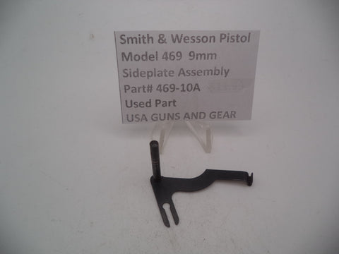 469-10A Smith & Wesson Pistol Model 469  9mm Sideplate Assembly  Used Part