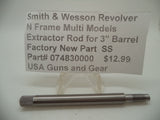 074830000 S&W N Frame Models Stainless Steel Extractor Rod 3"& Up