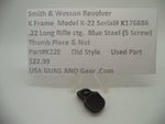 K22E Smith & Wesson K Frame Model K22 Thumb Piece & Nut .22 Long Rifle