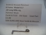 617120 Smith & Wesson K Frame Model 617 Hammer Block  .22 Long Rifle ctg.