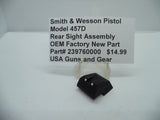 Smith & Wesson Pistol Model 457D Rear Sight Assembly 239760000