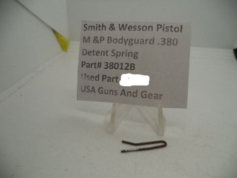 38012B Smith & Wesson Pistol M&P Bodyguard .380 Detent Spring
