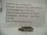 K22N Smith & Wesson K Frame Model K22 Rebound Slide & Spring .22 LR Used