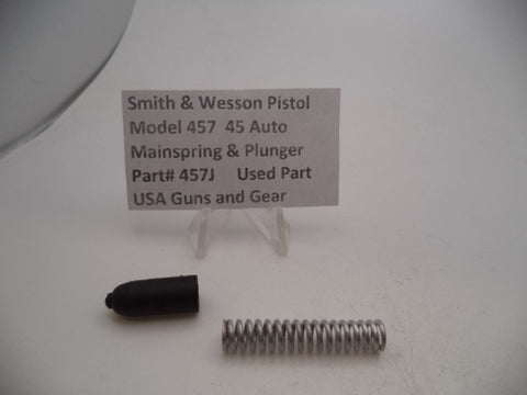 457J Smith & Wesson Pistol Model 457 Mainspring & Plunger Used Part 45 Auto