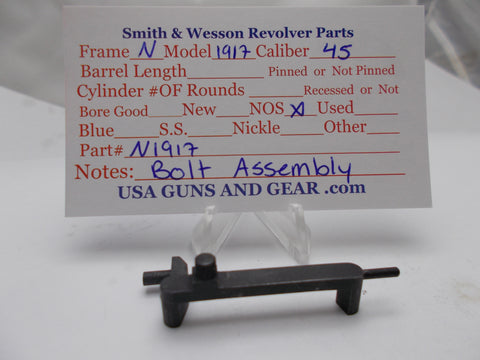 N1917 Smith and Wesson N Frame Model 1917 Bolt Assembly NOS 45 Cal