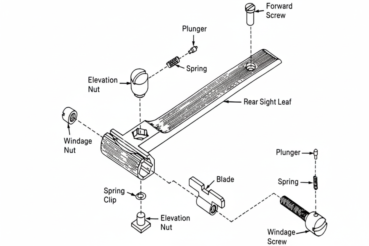 S&W Revolver Rear Adjustable sights by model & year