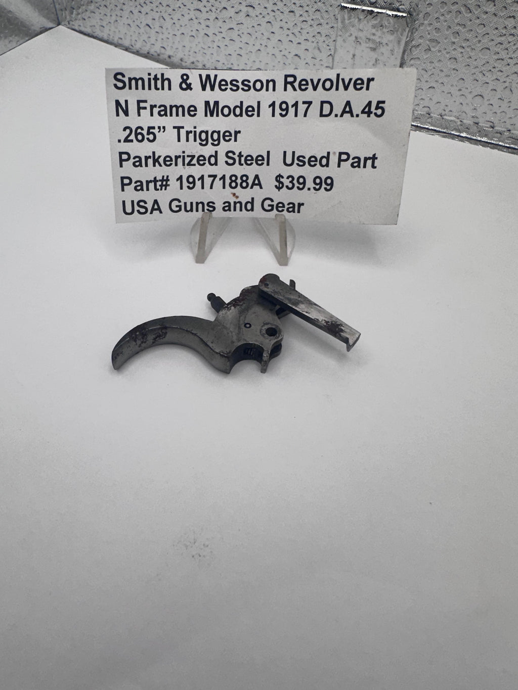 Smith & Wesson 1917 D.A.45 N Frame .265" Trigger Steel Used