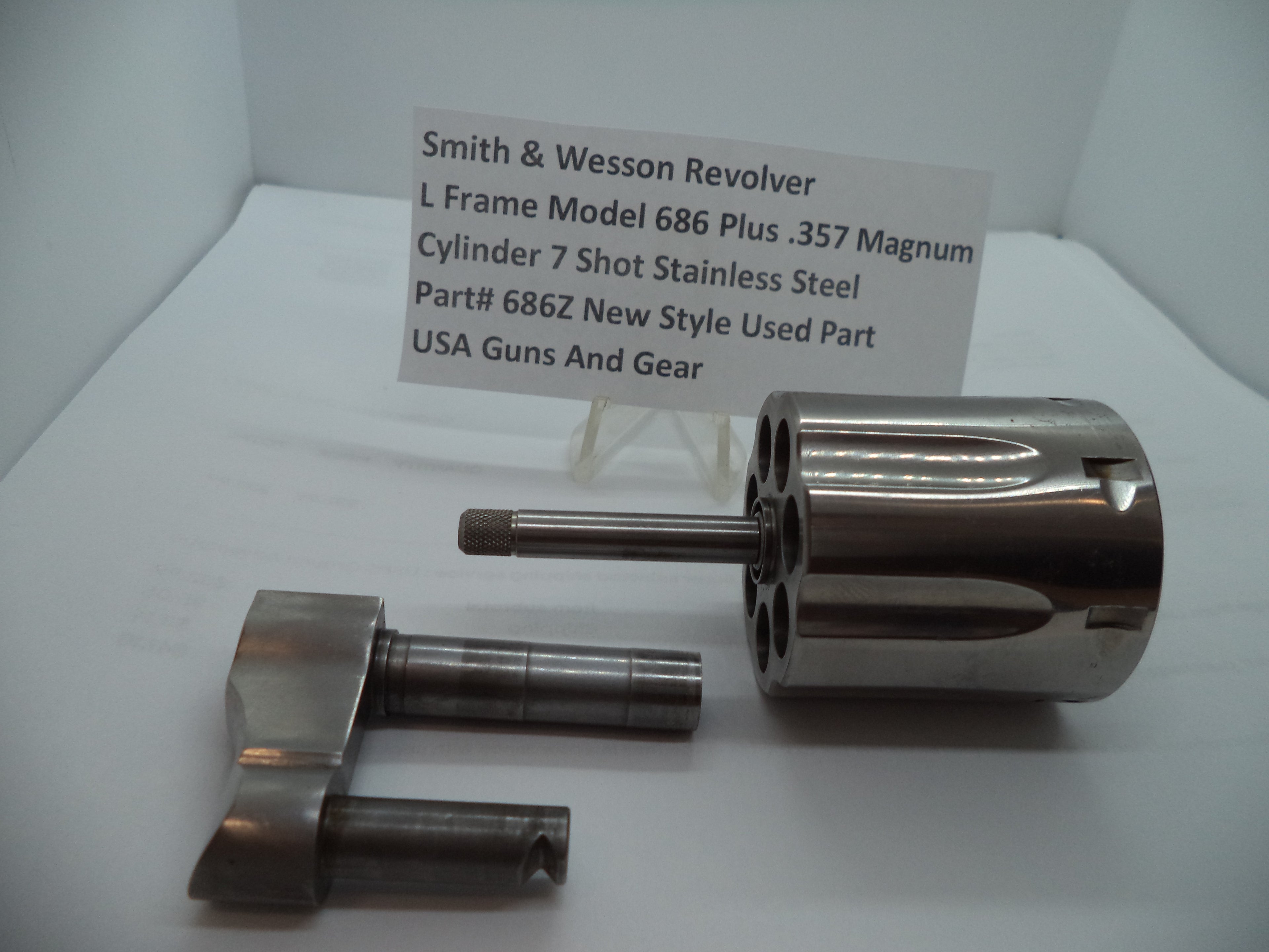 Smith & Wesson Revolver L Frame Model 686 Plus .357 7 Shot Cylinder For 2 1/2" Barrel 686Z