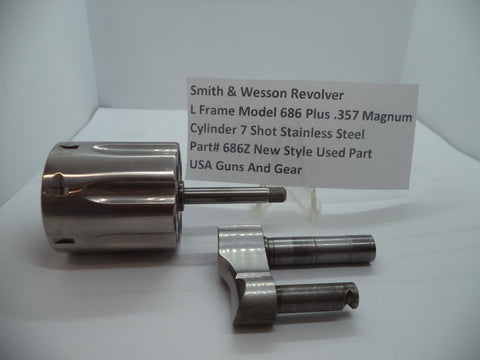 686Z S&W Revolver L Frame Model 686 Plus .357 7 Shot Cylinder For 2 1/2"  Barrel