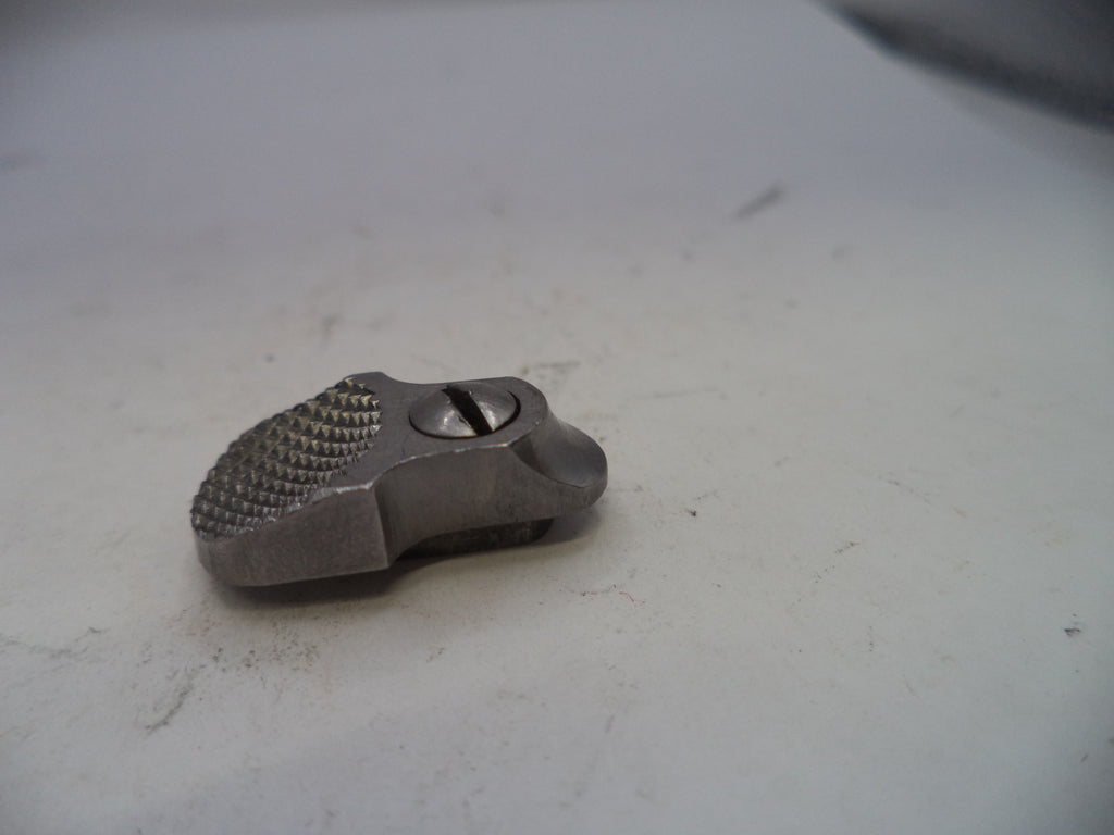 Metal component on a white surface