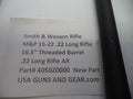 Smith & Wesson M&P 15-22 Threaded Barrel 16.5" .22 LR 405020000