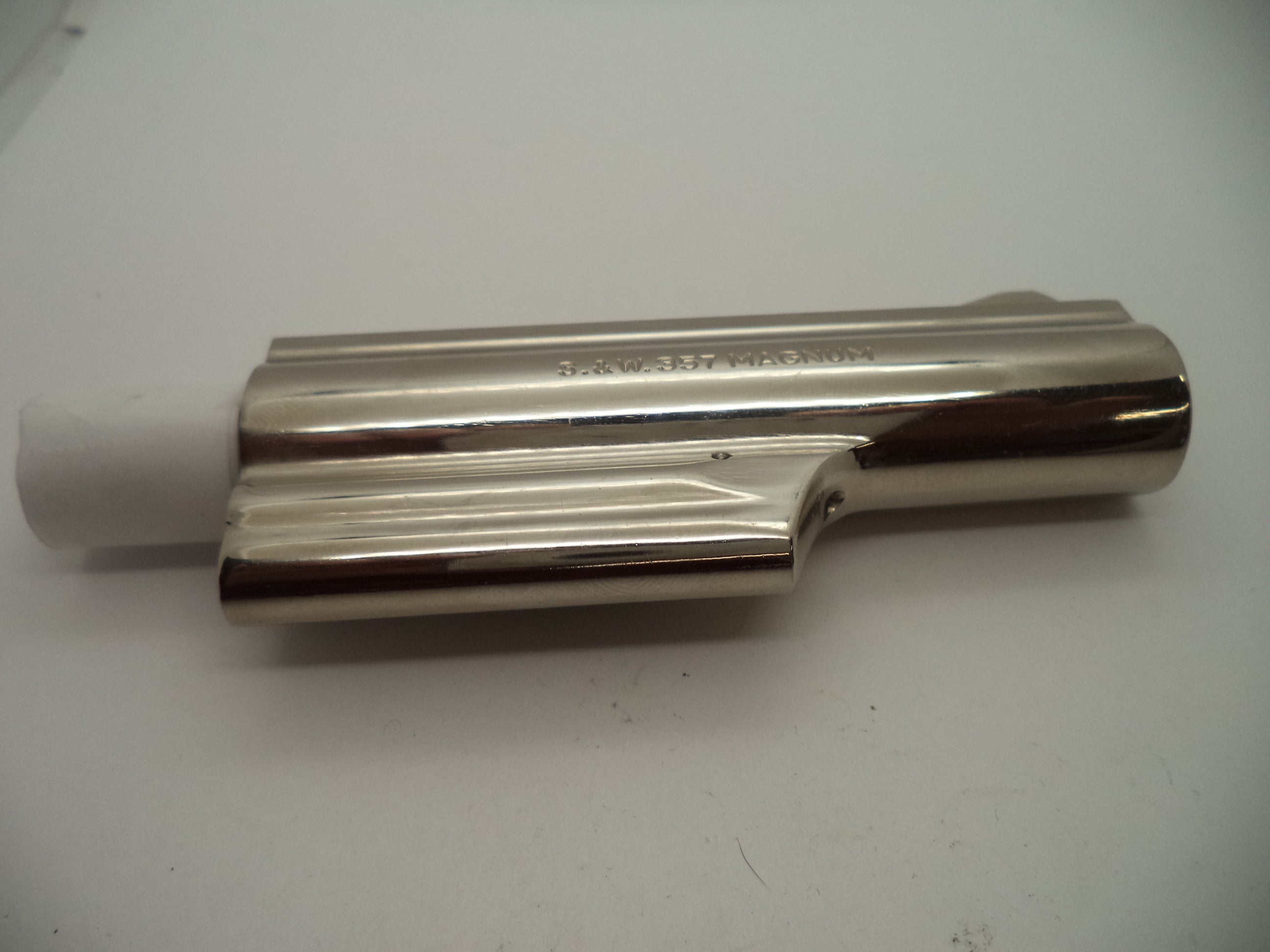 1922 S & W K Frame Model 19 Used Nickel  4" Barrel Non Pinned .357 Magnum