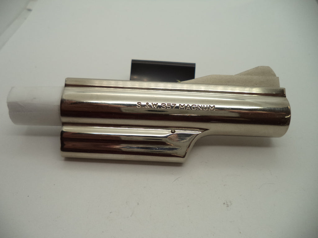 1922 S & W K Frame Model 19 Used Nickel  4" Barrel Non Pinned .357 Magnum