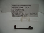 18120 S & W K Frame Model 17 & 18 Used Hammer Block .22 Long Rifle ctg.