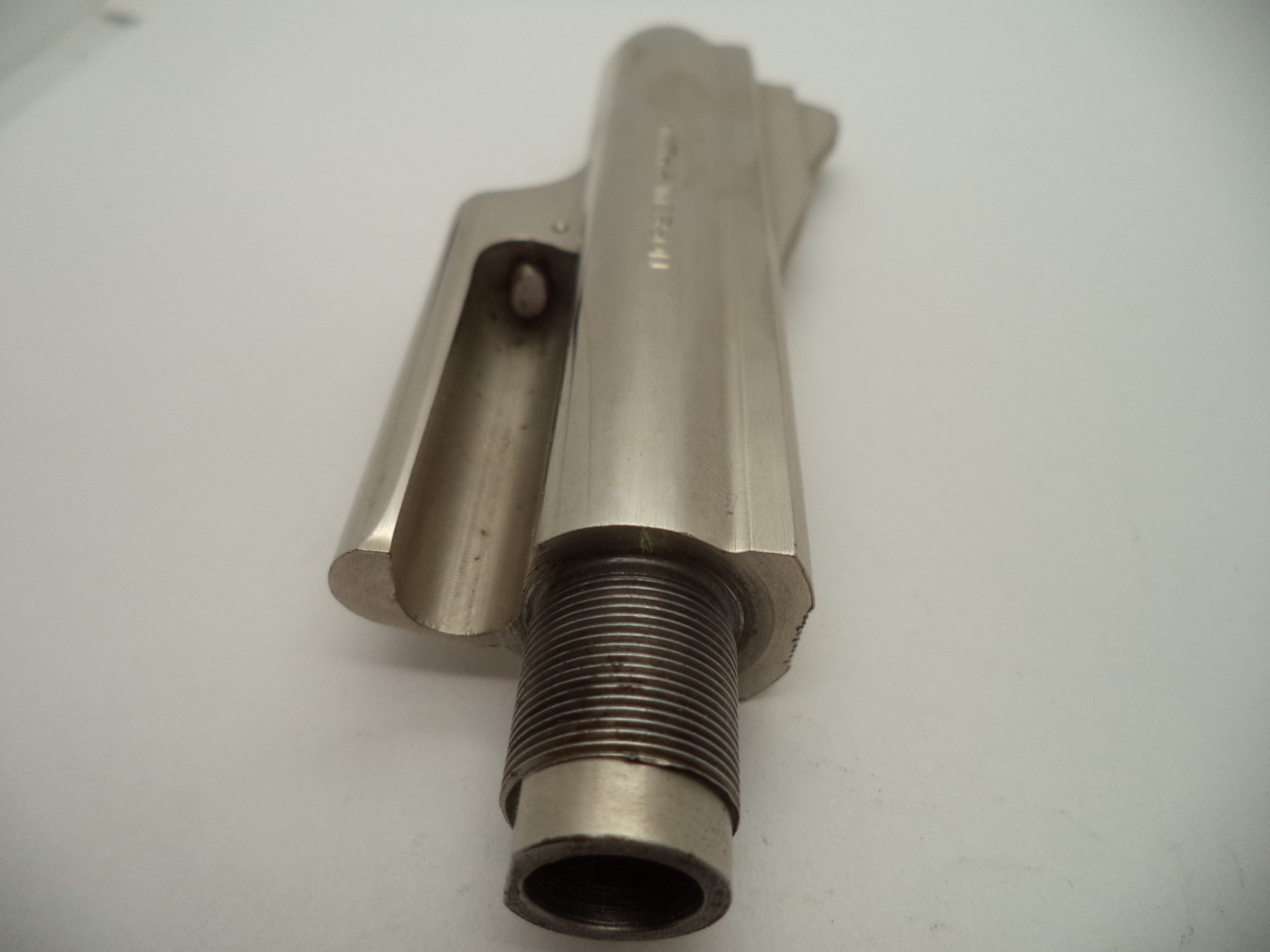 1922 S & W K Frame Model 19 Used Nickel  4" Barrel Non Pinned .357 Magnum