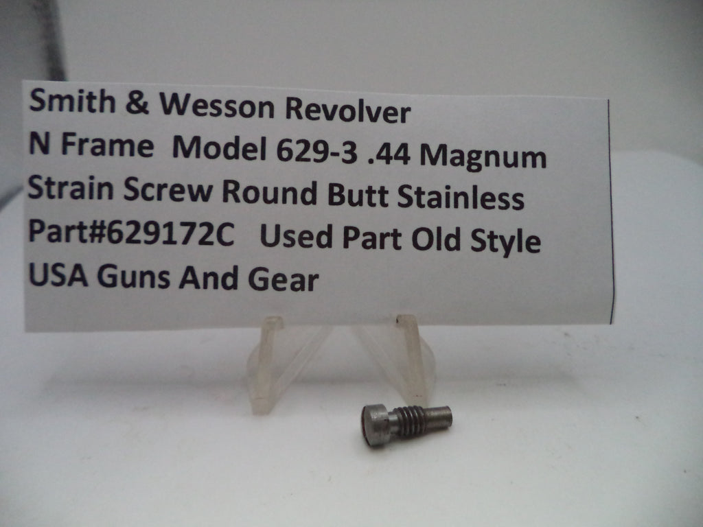 Smith & Wesson revolver part with descriptive label on a white background