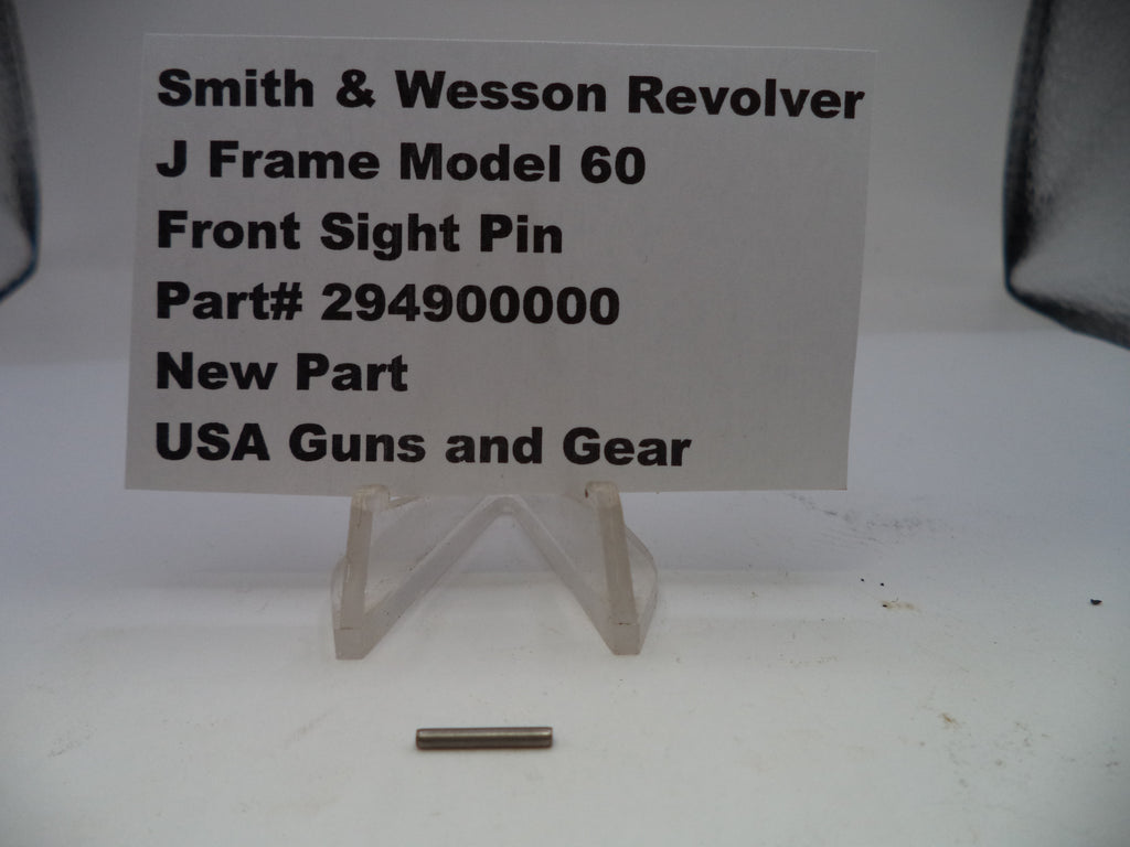 Smith & Wesson J Frame Front Sight Pin - Model 60 & Compatible Models - 294900000