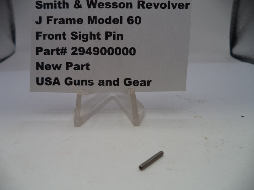 Smith & Wesson J Frame Front Sight Pin - Model 60 & Compatible Models - 294900000