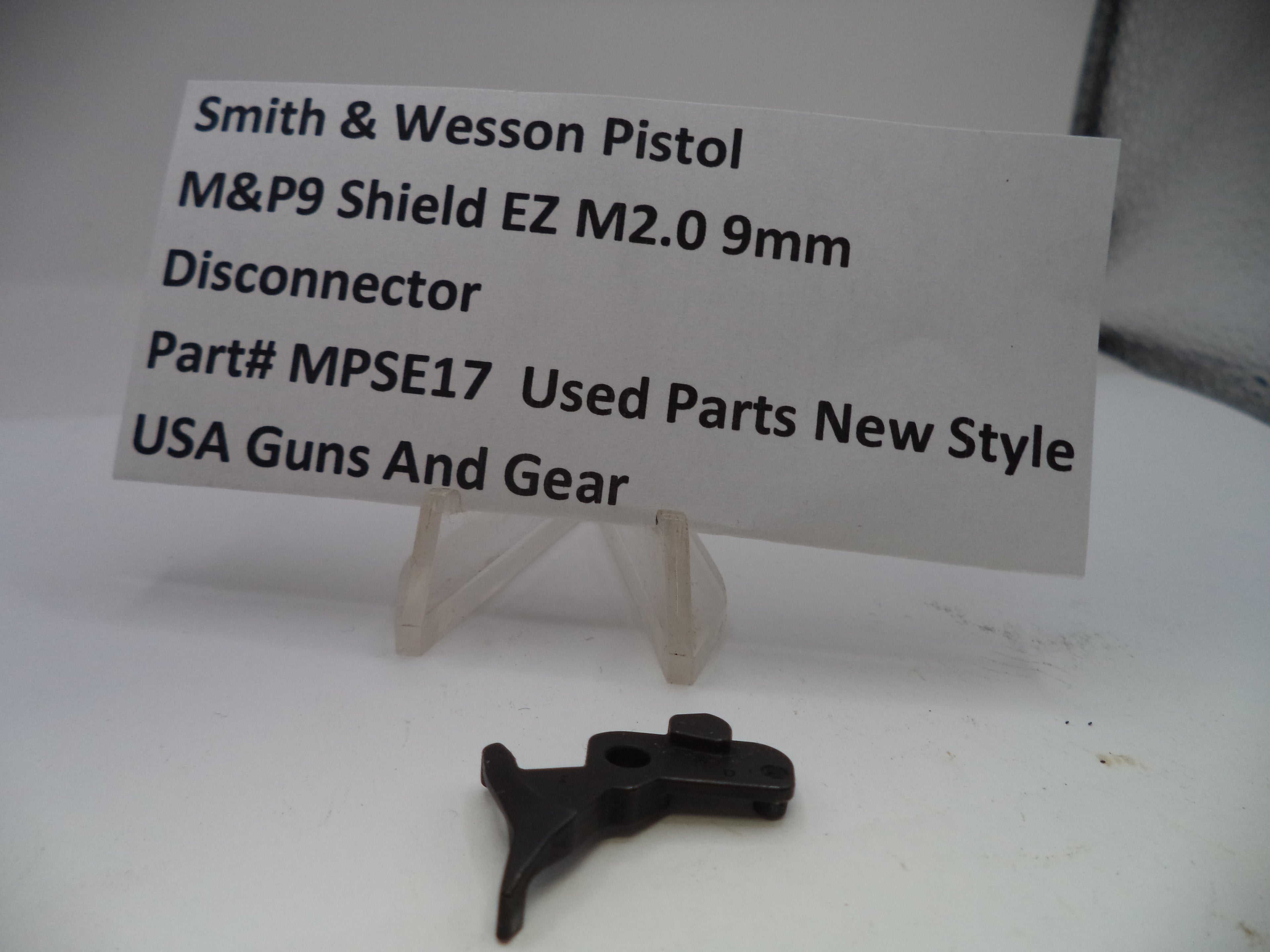 Smith & Wesson M&P9 Shield EZ M2.0 9mm Disconnector New Style MPSE17