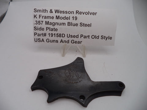 19158D Smith & Wesson K Model 19 Used Side Plate .357 Magnum Used