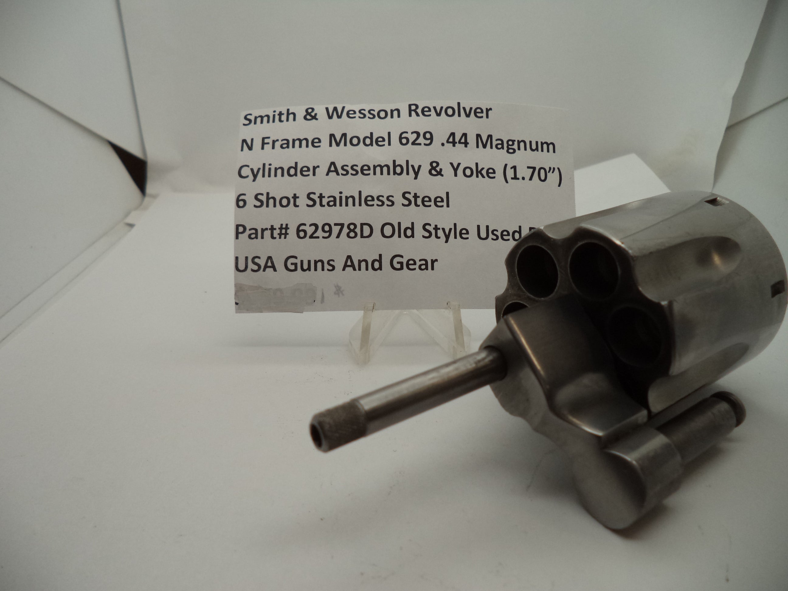 Smith & Wesson Revolver N Frame Model 629 Cylinder Assembly & Yoke Used Part 62978D