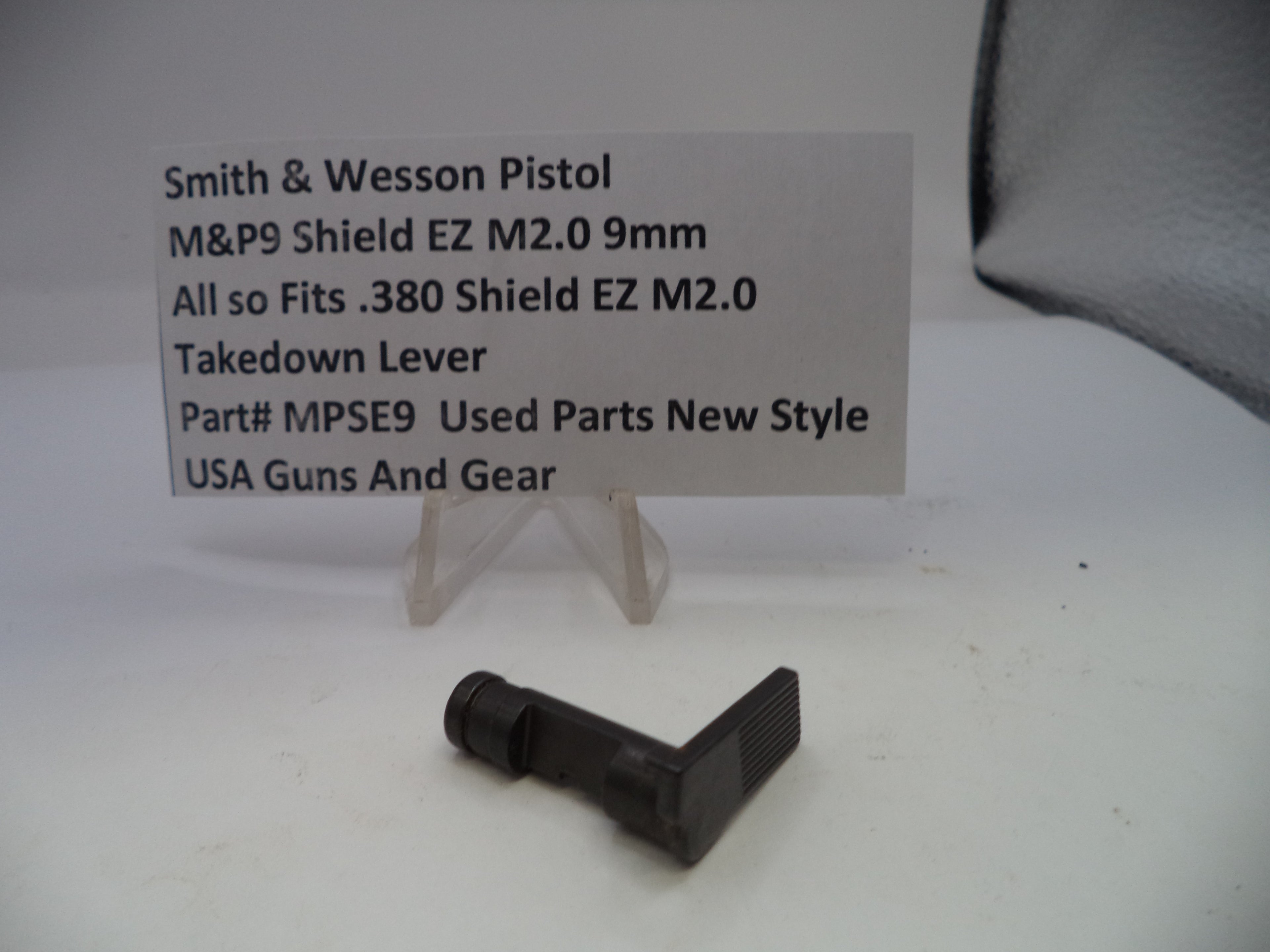 Smith & Wesson M&P Shield EZ M2.0 Takedown Lever 9mm MPSE9