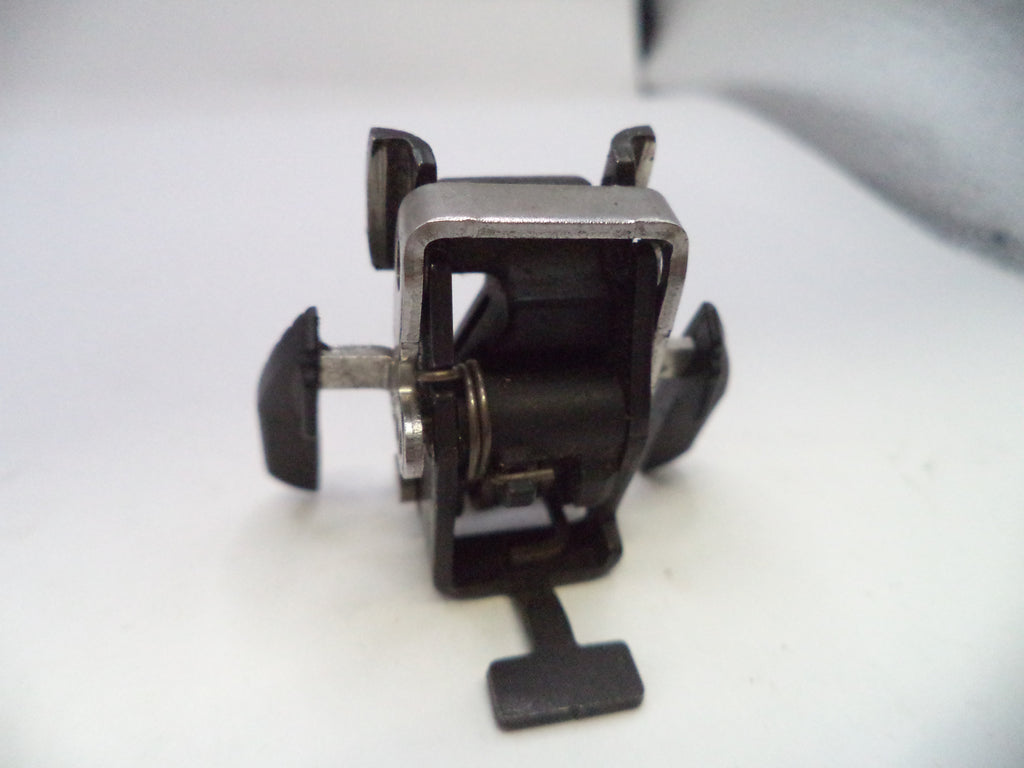 Metallic object on a white background