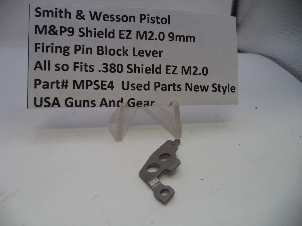 Smith & Wesson M&P9 Shield EZ M2.0 Firing Pin Block Lever 9mm/.380 MPSE4
