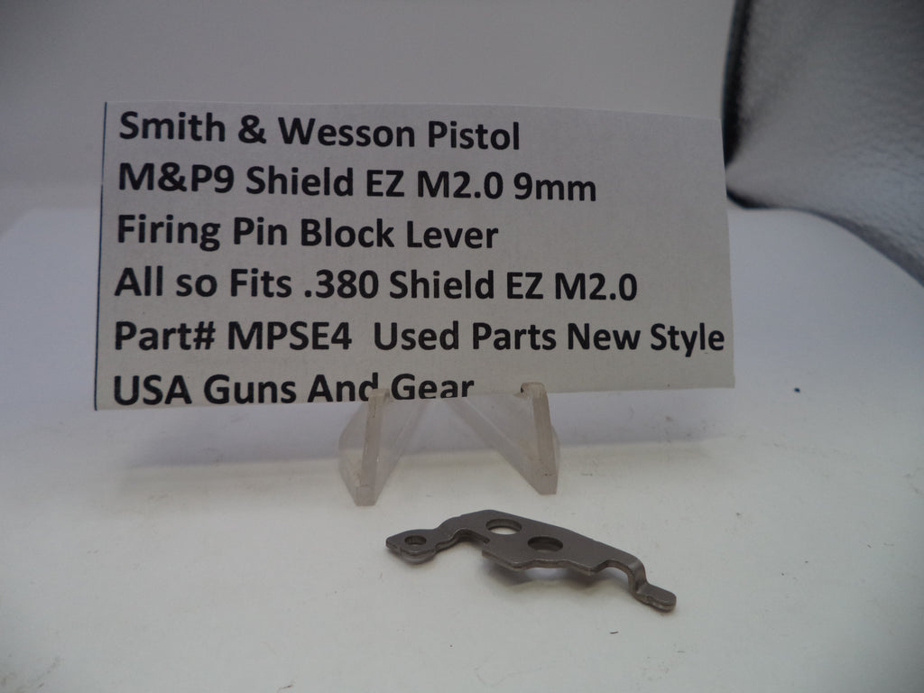 Smith & Wesson M&P9 Shield EZ M2.0 Firing Pin Block Lever 9mm/.380 MPSE4
