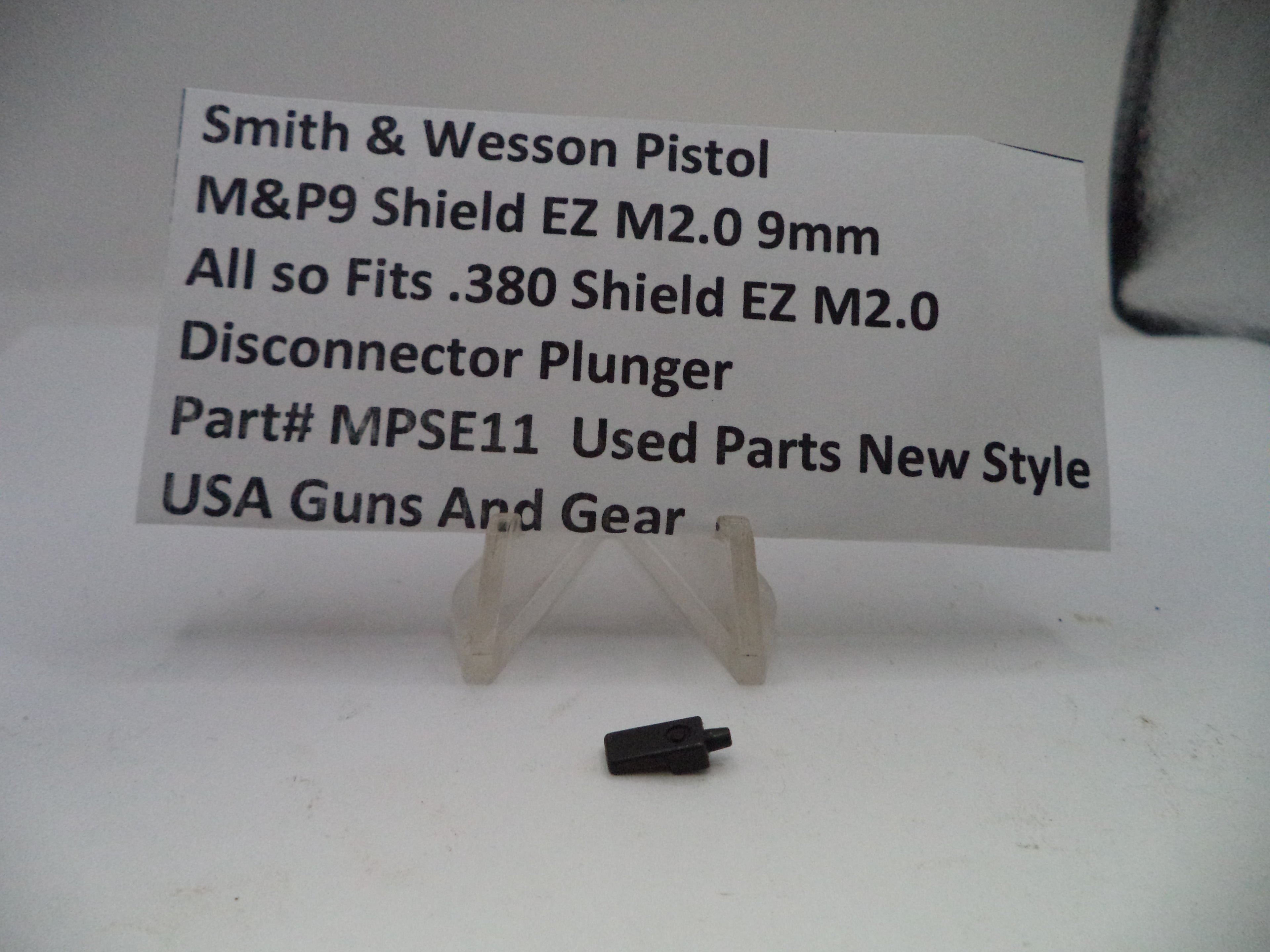 Smith & Wesson M&P Shield EZ Disconnector Plunger New Style - MPSE11