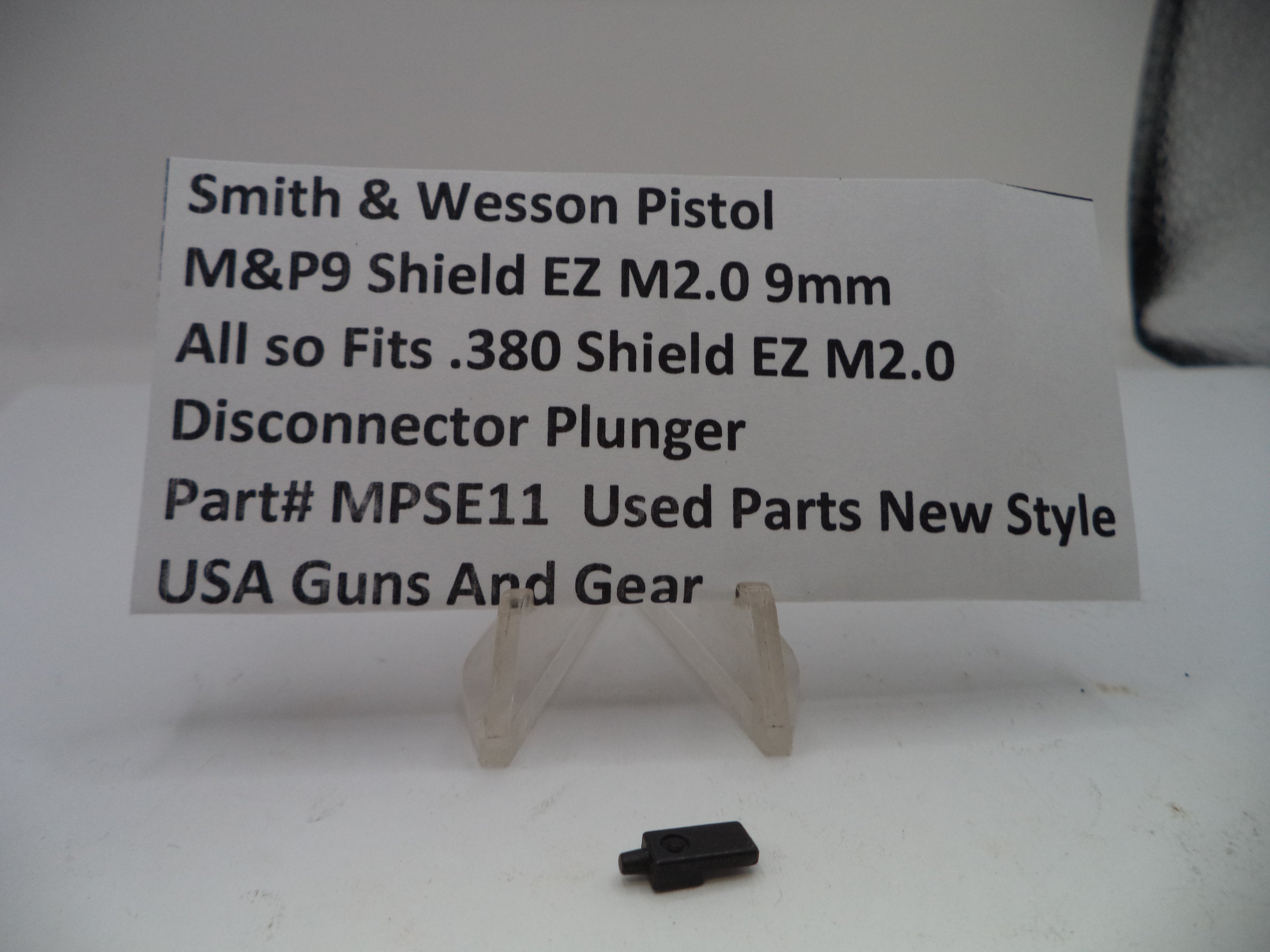 Smith & Wesson M&P Shield EZ Disconnector Plunger New Style - MPSE11
