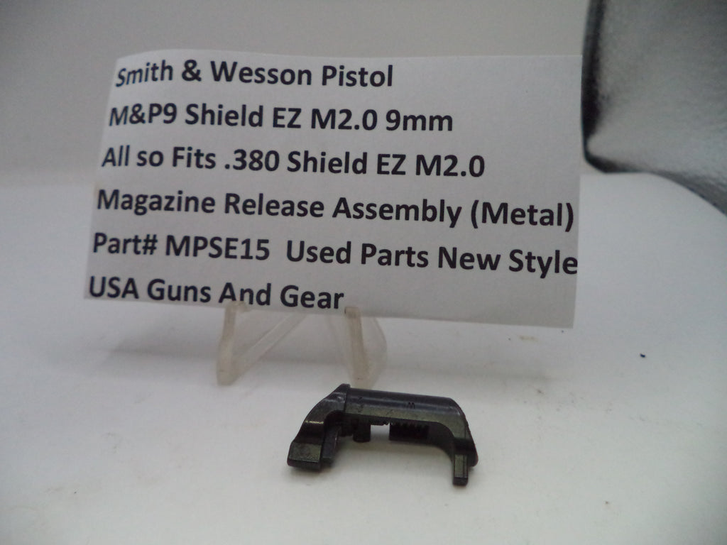 Smith & Wesson M&P Shield EZ Magazine Release Assembly Metal New Style - MPSE15