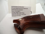 GA3 S & W Revolver N Frame Square Butt ONLY VINTAGE WOOD TARGET GRIPS