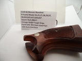 GA3 S & W Revolver N Frame Square Butt ONLY VINTAGE WOOD TARGET GRIPS