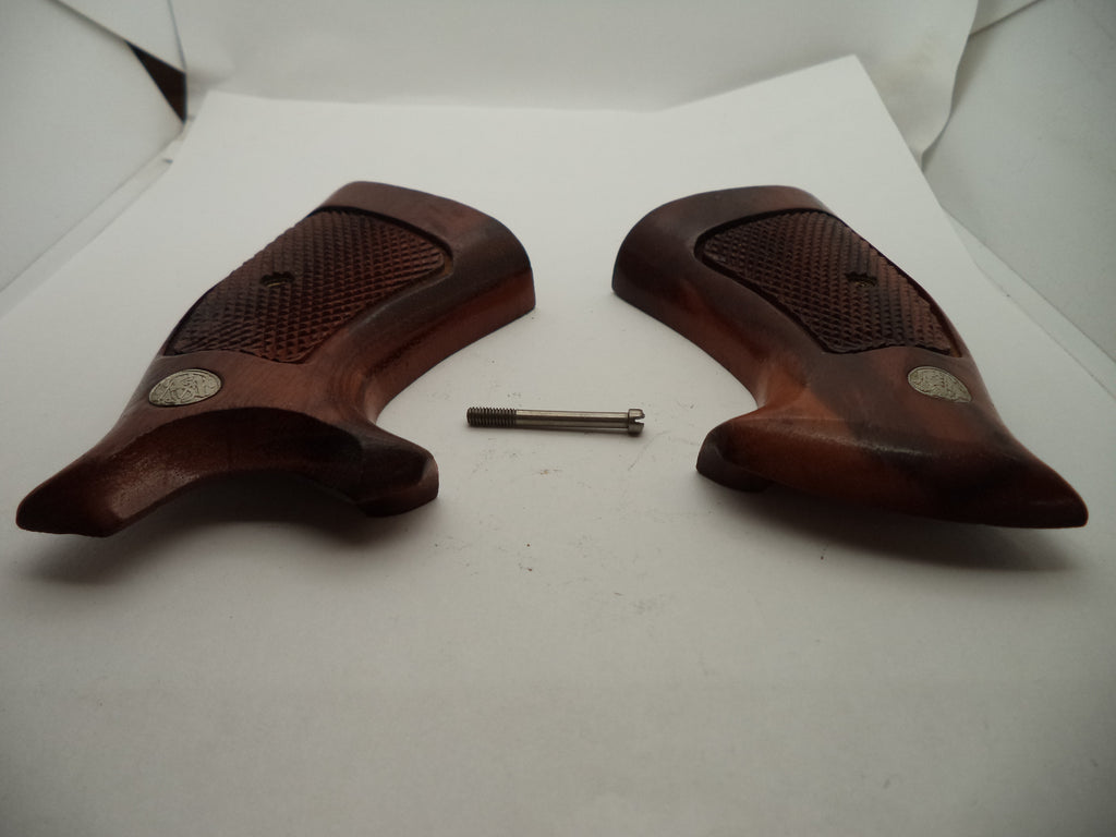 Smith & Wesson N Frame Vintage Wood Target Grips, Square Butt - GA10