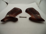 GA3 S & W Revolver N Frame Square Butt ONLY VINTAGE WOOD TARGET GRIPS