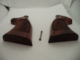 GA3 S & W Revolver N Frame Square Butt ONLY VINTAGE WOOD TARGET GRIPS